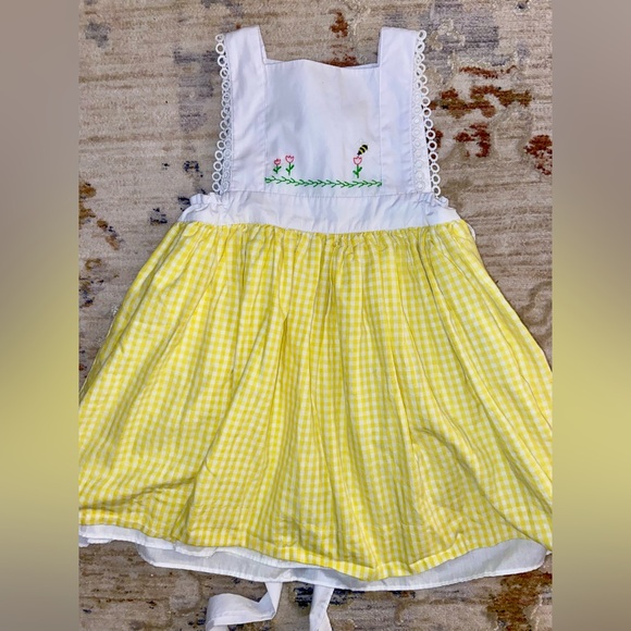 The Proper Peony Busy Bee Pinafore Dress